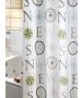 Κουρτίνα Μπάνιου 180*200εκ. Υφασμάτινη Polyester Joy Bath Compass 002-00006