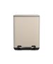 Χαρτοδοχείο Μπάνιου 6lt Soft Close Estia Home Art Cubic Taupe 02-20972