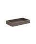 Δίσκος Μπάνιου Γκρι Ρητίνη 19x10.3x2.8cm Estia Home Art Wire 02-26219