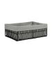 Καλάθι Αποθήκευσης & Οργάνωσης Μαύρο 36x27x13cm Estia Home Art Nest 02-28039