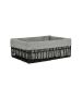 Καλάθι Αποθήκευσης & Οργάνωσης Μαύρο 32x24x12cm Estia Home Art Nest 02-28046