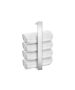 Θήκη Πετσετών Επίτοιχη W4xD6,5XH40 cm Χρωμέ Sanco Towel Rails 0833-A03