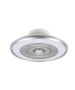 Ανεμιστήρας Οροφής με Τηλεχειριστήριο Ø55xY20cm 36W 3CCT LED Fan Light in Silver Color Inlight Donner 101000150