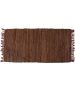 Δερμάτινο Χαλί 160x230cm Leather Flat Brown San Lorentzo 1372CBROWN 