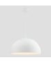 Φωτιστικό Κρεμαστό Μονόφωτο Ø60xH120cm 1xΕ27 220V,50/60Hz Μέταλλο-Αλουμίνιο Λευκό Eurolamp Arte Illumina 144-27000