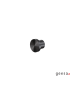 Άγκιστρο Μονό Ø2,5x2 cm Geesa Opal Black Brushed PVD 7213-411