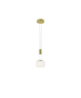 Madison Μοντέρνο Κρεμαστό Φωτιστικό με Ενσωματωμένο LED σε Χρυσό Χρώμα Trio Lighting 342010108