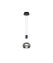Madison Μοντέρνο Κρεμαστό Φωτιστικό Μονόφωτο Καμπάνα με Ενσωματωμένο LED σε Μαύρο Χρώμα Trio Lighting 342010132