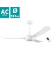 Ανεμιστήρας Οροφής Ø137x51,5cm 90w AC 220-240V,50Hz Remote Control Λευκό Ματ Eglo Hoi An 35027