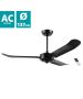 Ανεμιστήρας Οροφής Ø137x51,5cm 90w AC 220-240V,50Hz Remote Control Μαύρο Ματ Eglo Hoi An 35028