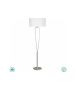 Φωτιστικό Επιδαπέδιο Υ160xØ50εκ. 1xE27 Μέταλλο Nickel Mat Trio Lighting Paris II 400200107