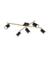 Marley Σποτ με 5 Φώτα και Ντουί GU10 σε Μαύρο Χρώμα Trio Lighting 612400580