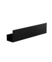 Ράφι Υψηλής Πρόσοψης W500xD93xH120mm Stainless Steel Black Matt Verdi Strantza 7233205