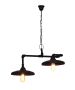 HL-520-2 PIPES BROWN RUSTY PENDANT 2 X E27 HOMELIGHTING 77-2249