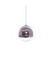 SE3130-1-CH ALESSIA PENDANT CHROME-CLEAR GLASS1Ζ1 HOMELIGHTING 77-3707