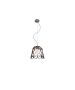 HL-3586-1PS LEWIS WORN ANTIQUE WHITE PENDANT HOMELIGHTING 77-4009