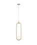 SE 110-2 PRATO PENDANT BRASS GOLD WITH 2 OPAL GLASSES Φ15 Γ4 HOMELIGHTING 77-4489