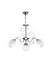 KQ 2221/3 FERROW PENDANT CHROME-OPAL GLASS Ζ3 HOMELIGHTING 77-8083