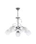 KQ 2221/5 FERROW PENDANT CHROME-OPAL GLASS Ζ3 HOMELIGHTING 77-8084