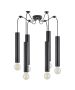 SE21-BL-5-BL6 ADEPT TUBE BLACK Black Pendant+ HOMELIGHTING 77-8669