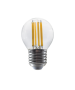 LED FILAMENT E27 DIM G45 6W 4000K 230V AC 770LM RA80 ACA ALIN6NWDIM