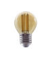 LED FILAMENT E27 DIM G45 AMBER 6W 2700K 230V AC 700LM RA80 ACA ALIN6WWDIMAM