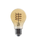 LED FILAMENT E27 DIM A60 AMBER SPIRAL 4W 1800K 230V AC 270LM RA80 ACA ELIOR4WWSDIMAM