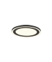Πλαφονιέρα Οροφής Μοντέρνα Πλαστική 34cm LED 16w 3000K 2300lm Μαύρο Trio Lighting Carus R67223332