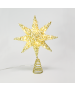 "GOLD TINSEL THREAD STAR 1" 20 MINI WW LED ΛΑΜΠ. ΜΠΑΤ. 3ΧΑΑ,IP20 28x5x20cm ACA X112011271