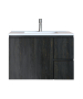 Έπιπλο Μπάνιου 100 εκ. με Νιπτήρα Χρώμα Pine Dark Natural Sanitec Alba C 100