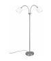 Φωτιστικό Επιδαπέδιο 60x25xH130cm 2xE14 Μονόφωτο Νίκελ Ματ-Λευκό Trio Tommy R46332001