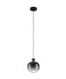 Κρεμαστό Φωτιστικό Μαύρο Μονόφωτο 19xH110cm 1xE27 Eglo Oilella 99616