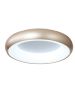 InLight Πλαφονιέρα οροφής LED 110W 3CCT από χρυσαφί και λευκό ακρυλικό D:60cm 42021-A-Golden