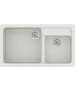 Νεροχύτης Κουζίνας Συνθετικός Μ90xΠ51xB20 εκ. Ένθετος Eρμάριο 90 εκ. Αντιστρεφόμενος Sanitec Classic Granite White 317-01