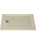 Ντουζιέρα 90x75xY2 εκ. Χυτή με Βαλβίδα Αποχέτευσης Sanitec Flat Classic Granite Ocra Α204-29 