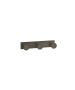 Άγκιστρο Τριπλό Dark Bronze Mat W13xD3,5xH3,5cm Sanco Bath Robe Hook 0683-DM25