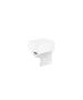 Χαρτοθήκη με Καπάκι W13xD11xH6 cm Ορείχαλκος White Mat Sanco Toilet Roll Holders Pro 0854-M101