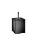 Χαρτοδοχείο 5lt Μ18xΠ18xY40 cm AISI 304 Black Matt  Sanco Waste Bins 90653-M116