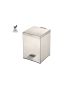 Χαρτοδοχείο 5lt 18x25*Y26,5 cm Brushed Nickel Soft Closing Sanco Waste Bins 90677-A73