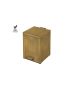 Χαρτοδοχείο 5lt 18x25*Y26,5 cm Bronze Mat Soft Closing Sanco Waste Bins 90677-M25