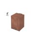 Χαρτοδοχείο 5lt 18x25*Y26,5 cm Old Copper Soft Closing Sanco Waste Bins 90677-M26