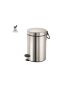 Χαρτοδοχείο 3lt Soft Closιng System Brushed Nickel Sanco Waste Bins 90689-A73