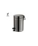 Χαρτοδοχείο 3lt Soft Closιng System Brushed Metal Gun Sanco Waste Bins 90689-AB23 