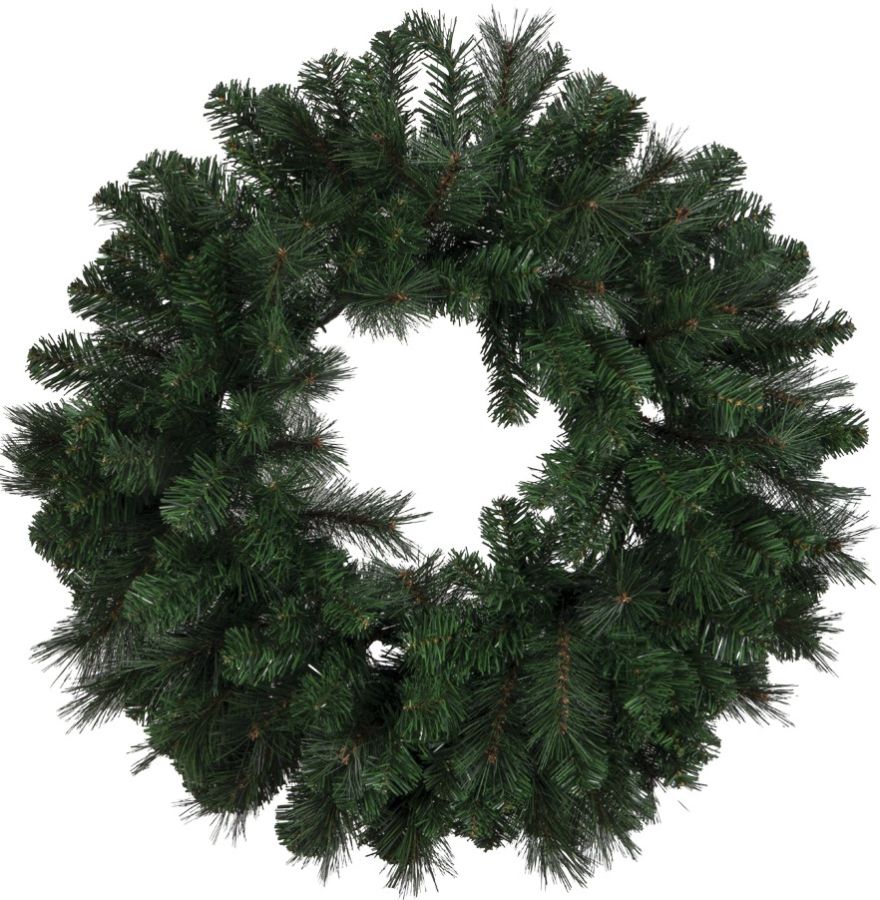 Πράσινο Mix Pvc Χριστουγεννιάτικο Στεφάνι Ø 75cm Lianos 224350-G