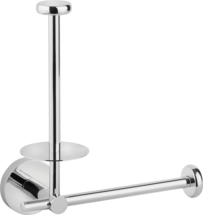 Χαρτοθήκη Διπλή Χρώμιο Bronze Art Fairmont MH08-55-10-K