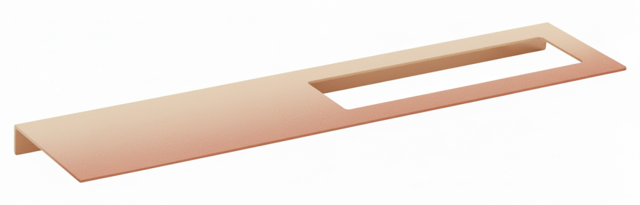 Εταζέρα Μεταλλική Rose Sand Bronze Art Shelfy 72FY-R2