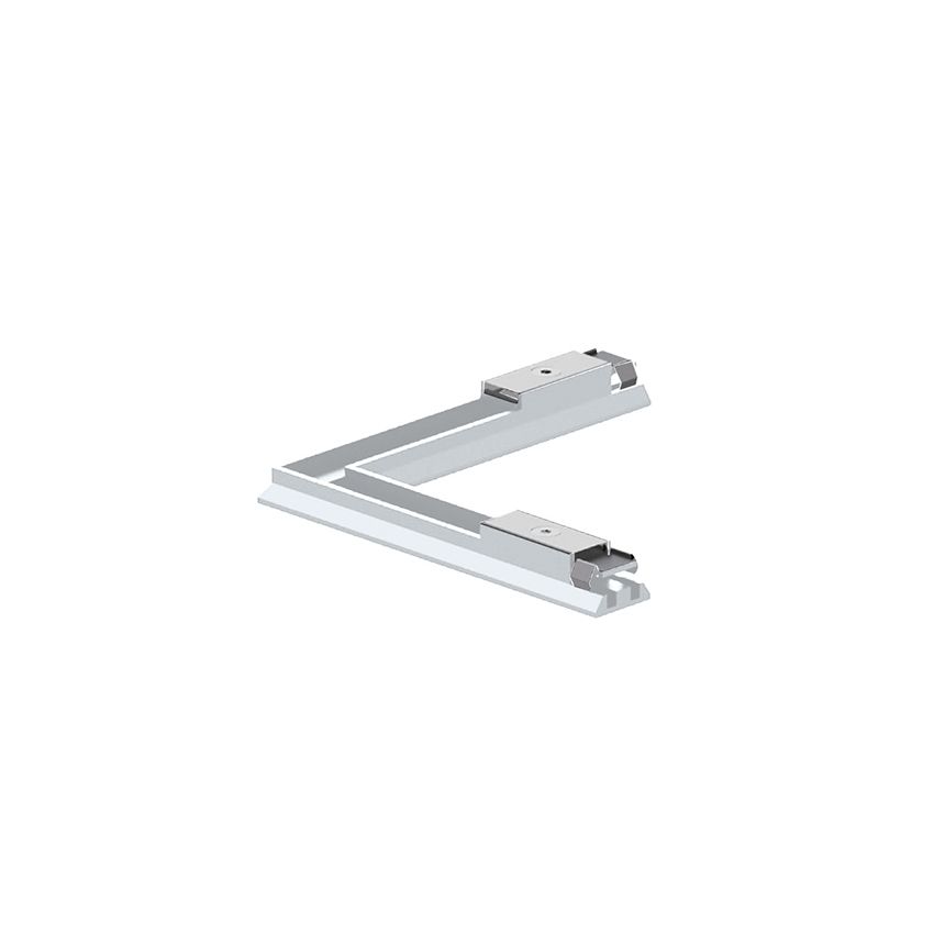 Ηλεκτρικός Σύνδεσμος 90* για Λευκή Μαγνητική Ράγα Slim Viokef 02/1108