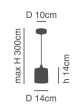SE21-BL-B10-SH1 ADEPT PENDANT White Shade Pendant + HOMELIGHTING 77-9009