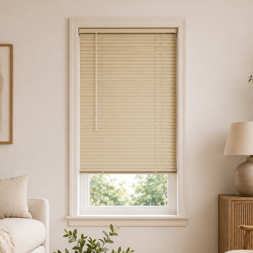 Μεταλλικό Στόρι αλουμινίου 25mm 120x140cm Μπεζ MRShome  DRV-BG120140