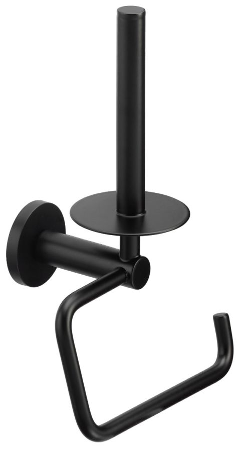 Χαρτοθήκη Διπλή Επίτοιχη Μαύρο Ματ Verdi Sigma Black Matt 3036405